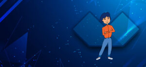 Custom blog image featuring the Alpine.js logo and animated cartoon character