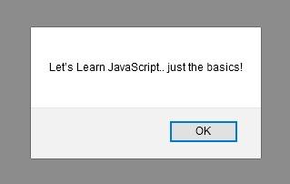 Simple JavaScript code example