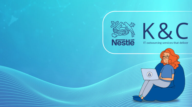 Hero image for enterprise-level Drupal case study on how we built over 100 applications for 3 Nestle brands