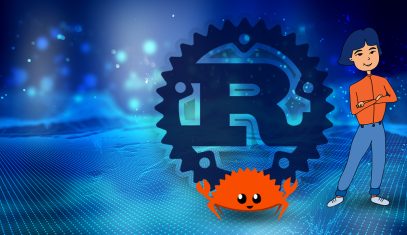 Hero image for a blog providing a concise overview of the Rust coding language
