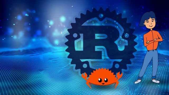 Hero image for a blog providing a concise overview of the Rust coding language